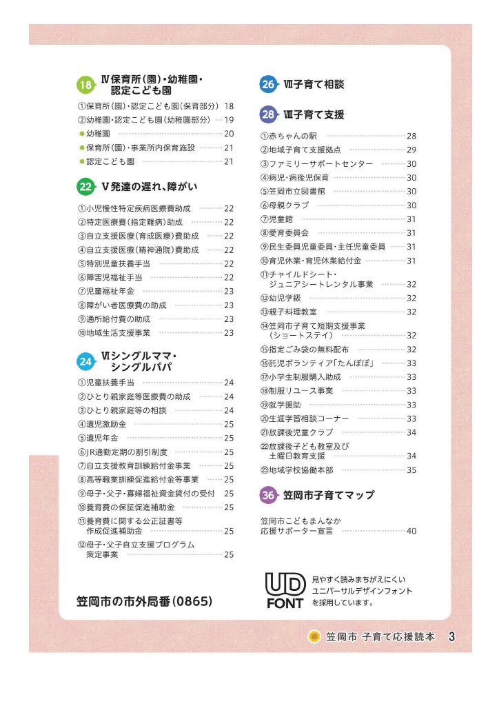 子育て応援読本 ページ4